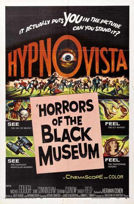 Horrors Of Black Museum 01 Poster Canvas Movie Film Print A0 A1 A2 A3 A4 A5 A6 A