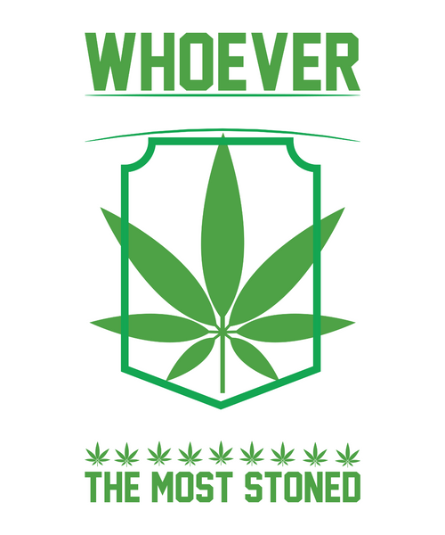 Whoever laughs last, is probably the most stoned=2-01 Poster Canvas Movie Film P