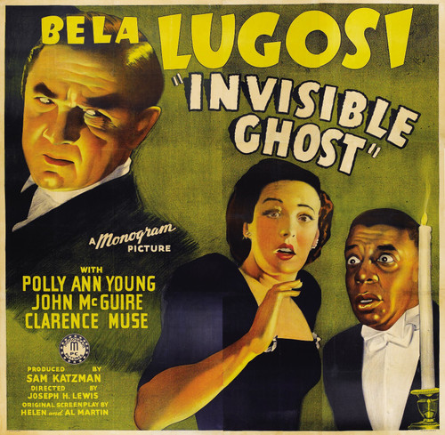 Invisible Ghost 01 Poster Canvas Movie Film Print A0 A1 A2 A3 A4 A5 A6 Art Wall