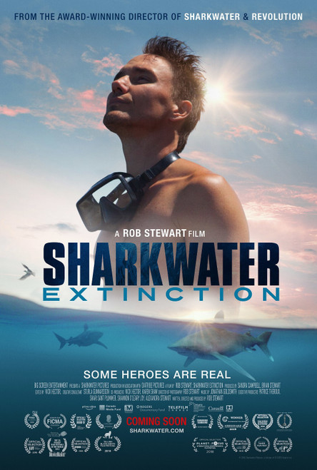 Sharkwater Extinction (2018)_2 Poster Canvas Movie Film Print A0 A1 A2 A3 A4 A5