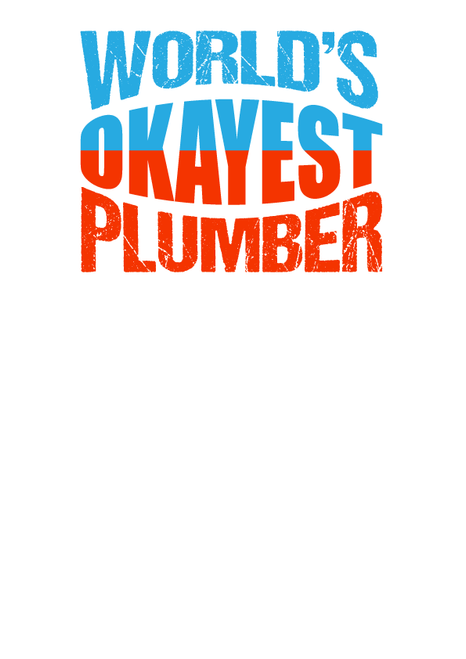 Worlds okayest plumber Poster Canvas Movie Film Print A0 A1 A2 A3 A4 A5 A6 Art W