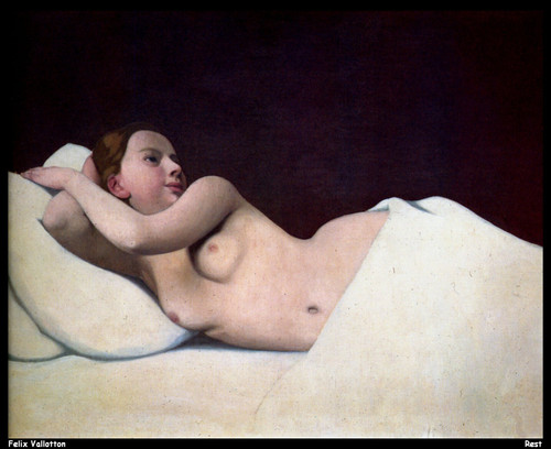 felix-vallotton---rest_11160352294_o(1) Poster Canvas Movie Film Print A0 A1 A2