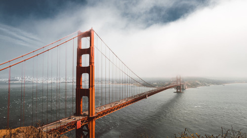 Golden Gate bridge 3 San Francisco Poster Canvas Movie Film Print A0 A1 A2 A3 A4