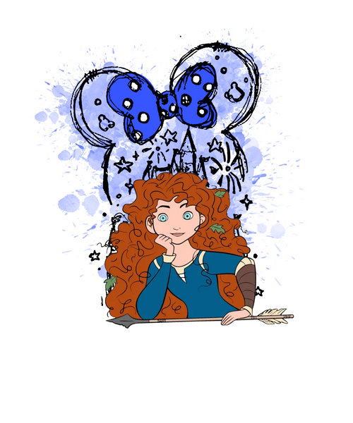 Merida Poster Canvas Movie Film Print A0 A1 A2 A3 A4 A5 A6 Art Wall Decoration