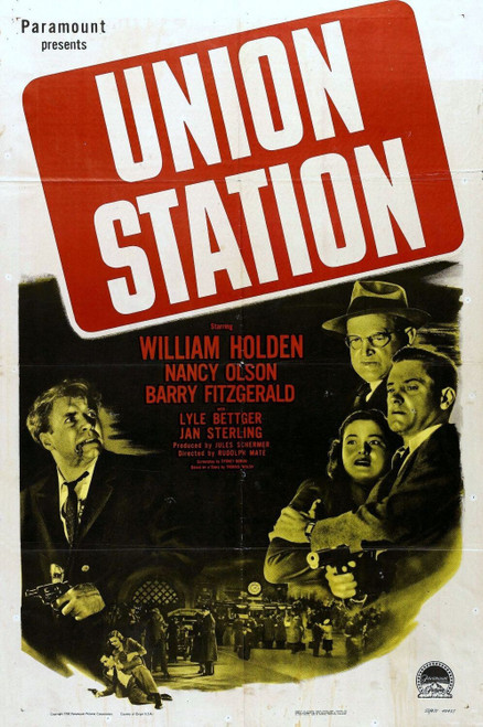 Union Station (1950)_0 Poster Canvas Movie Film Print A0 A1 A2 A3 A4 A5 A6 Art W