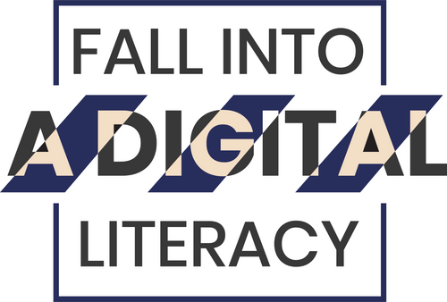 Fall Into a Digital Literacy Personalized Poster Canvas Print A0 A1 A2 A3 A4 A5
