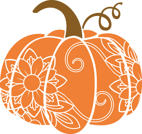 Pumpkin Zentangle Poster Canvas Unique Design Print A0 A1 A2 A3 A4 A5 A6 Art Wal