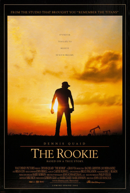 The Rookie (2002)_1 Poster Canvas Movie Film Print A0 A1 A2 A3 A4 A5 A6 Art Wall