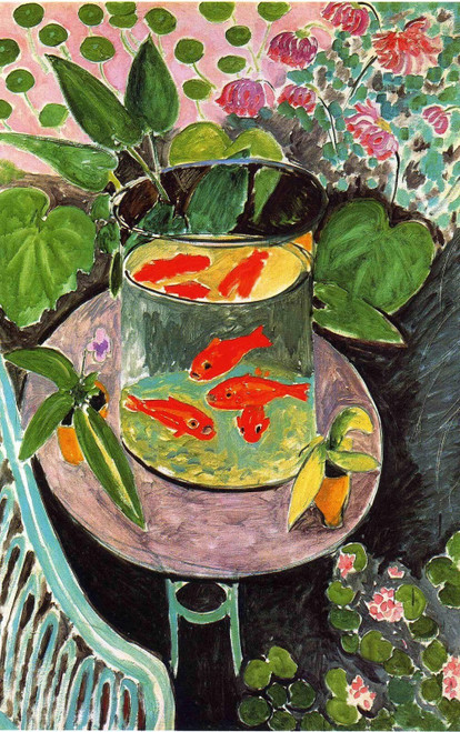 Henri Matisse - Goldfish 1911 Poster Canvas Movie Film Print A0 A1 A2 A3 A4 A5 A