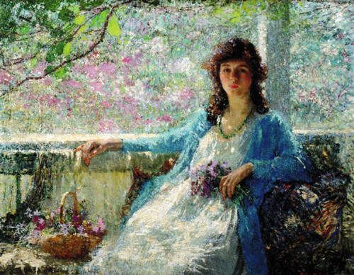 Turner,HelenM_Morning_1919_te Poster Canvas Movie Film Print A0 A1 A2 A3 A4 A5 A