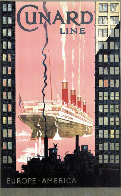 51042846766_SHOESMITH, Kenneth. Cunard Line, Europe-America-artofuniverse0
