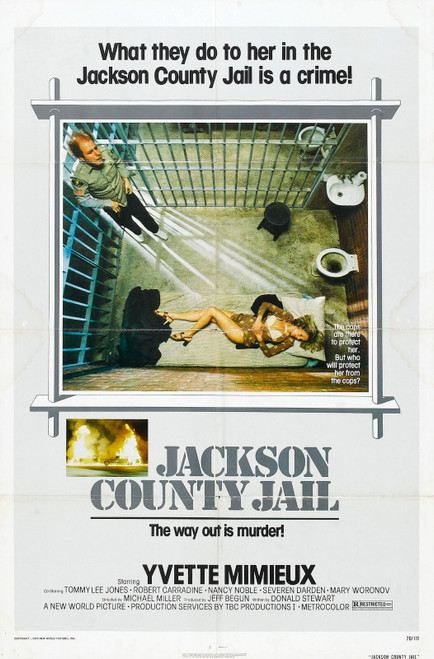 Jackson County Jail Poster 01 Poster Canvas Movie Film Print A0 A1 A2 A3 A4 A5 A