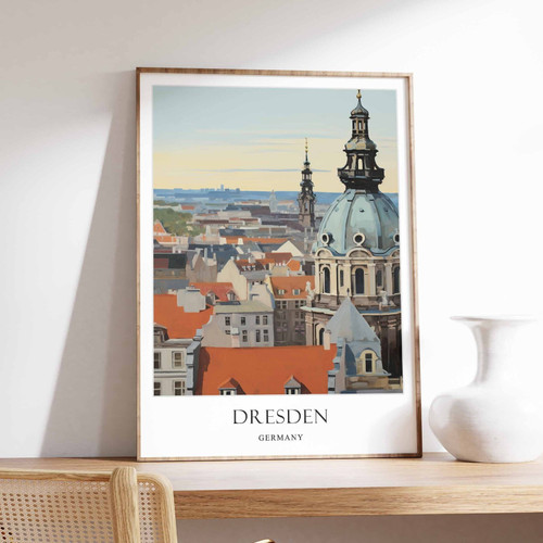 4_Dresden Poster, Germany Poster, Saxon Poster, European Poster, Dresden Travel