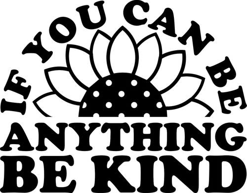 0010 BeAnythingBeKind Funny Poster Design Canvas Motivation Print A0 A1 A2 A3 A4