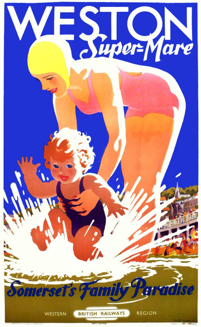 51042846936_PURVIS, Tom. Weston, Super-Mare, Somerset's Family Paradise, British