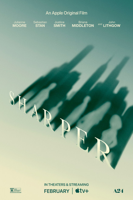 Sharper (2023)_1 Poster Canvas Movie Film Print A0 A1 A2 A3 A4 A5 A6 Art Wall De