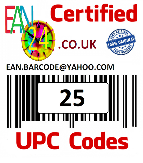 25 Ean Barcode Numbers