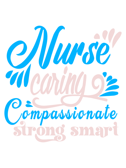 Nurse caring Compassionate strong smart-01 Poster Canvas Movie Film Print A0 A1