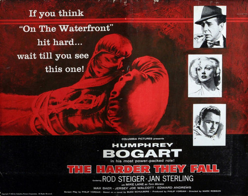 The Harder They Fall (1956)_3 Poster Canvas Movie Film Print A0 A1 A2 A3 A4 A5 A