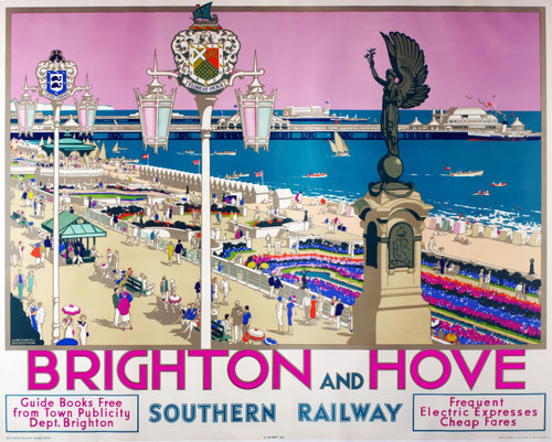 50989040826_SHOESMITH, Kenneth. Brighton and Hove, Southern Railway, 1938.-artof