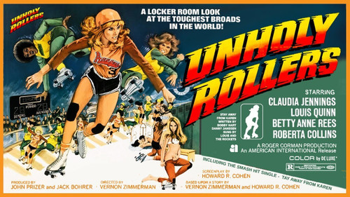 Unholy Rollers (1972)_3 Poster Canvas Movie Film Print A0 A1 A2 A3 A4 A5 A6 Art