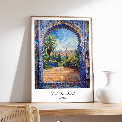 4_Morocco Poster, Islamic Decor, Islamic Art, Middle Eastern Art, Morocco Gift,