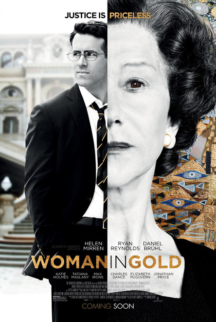 Woman in Gold (2015)_2 Poster Canvas Movie Film Print A0 A1 A2 A3 A4 A5 A6 Art W