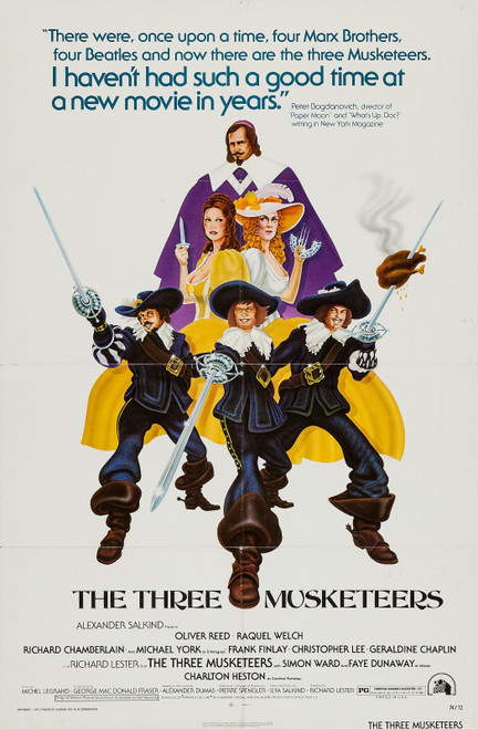 The Three Musketeers (1974)_1 Poster Canvas Movie Film Print A0 A1 A2 A3 A4 A5 A
