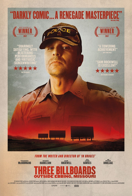 Three Billboards Outside Ebbing, Missouri (2017)_6 Poster Canvas Movie Film Prin
