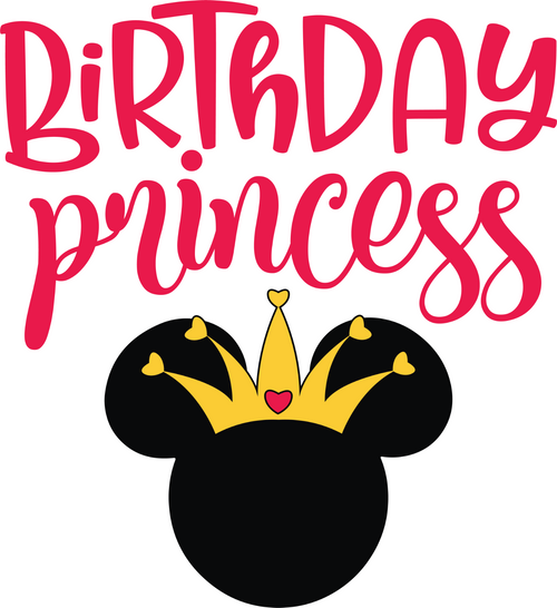 Minnie Birthday Princess Poster Canvas Movie Film Print A0 A1 A2 A3 A4 A5 A6 Art