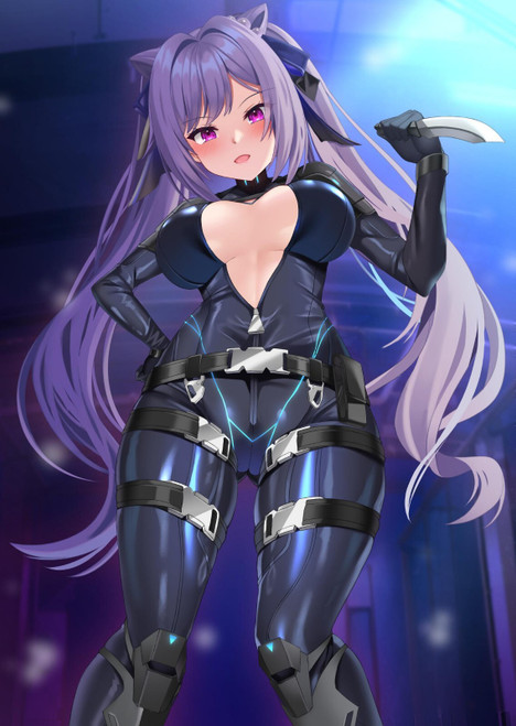 Keqing Anime E Girl Poster Canvas Movie Film Print A0 A1 A2 A3 A4 A5 A6 Art Wall