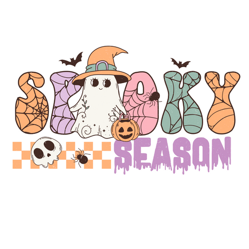 RHLW012-Spooky season Poster Canvas Movie Film Print A0 A1 A2 A3 A4 A5 A6 Art Wa
