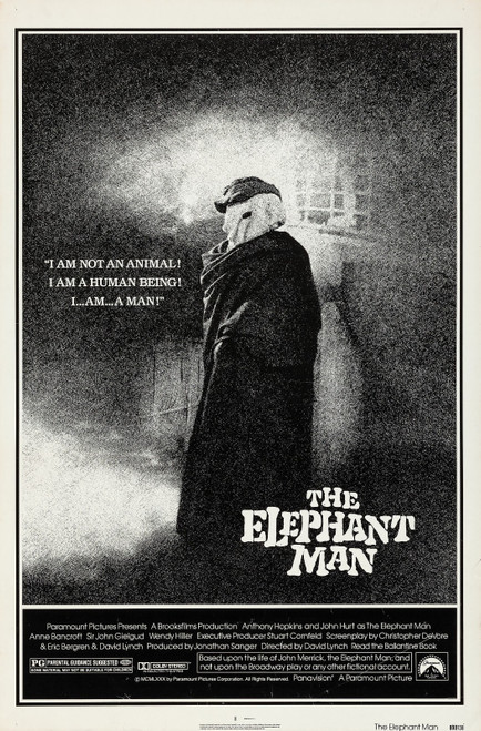 The Elephant Man (1980)_1 Poster Canvas Movie Film Print A0 A1 A2 A3 A4 A5 A6 Ar
