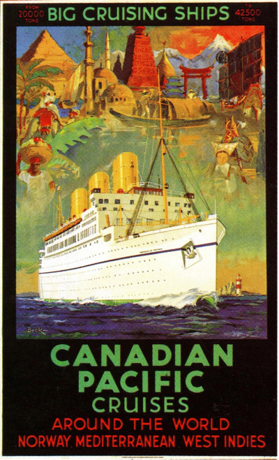 51005320148_BECK. Big Cruising Ships, Canadian Pacific Cruises.-artofuniverse0