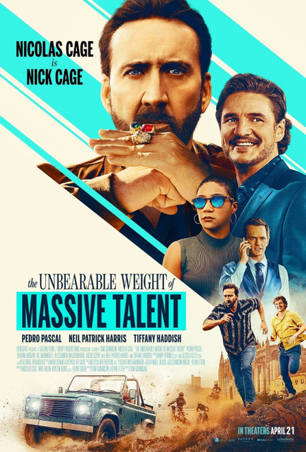 The Unbearable Weight of Massive Talent (2022)_5 Poster Canvas Movie Film Print