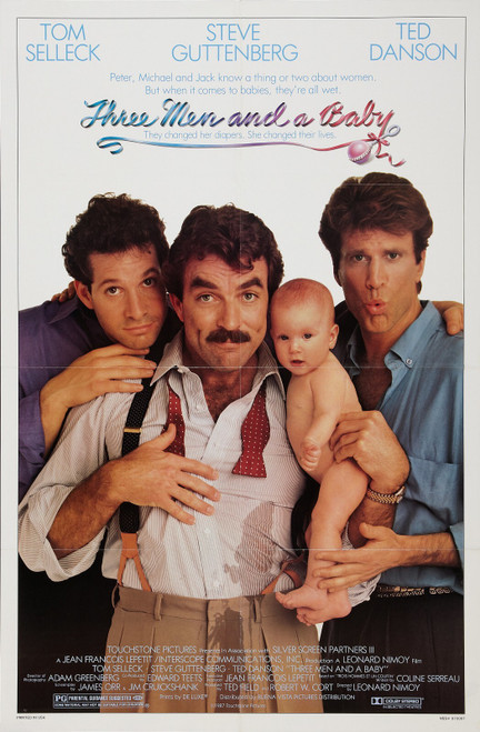 Three Men and a Baby (1987)_0 Poster Canvas Movie Film Print A0 A1 A2 A3 A4 A5 A