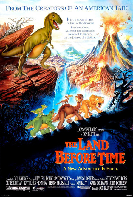 The Land Before Time (1988)_0 Poster Canvas Movie Film Print A0 A1 A2 A3 A4 A5 A