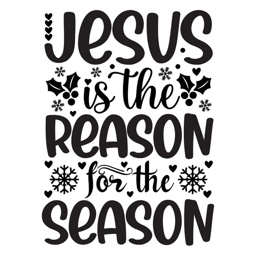Jesus is the reason for the season-01 Poster Canvas Movie Film Print A0 A1 A2 A3