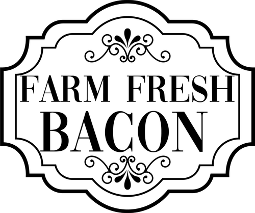 farm fresh bacon Poster Canvas Movie Film Print A0 A1 A2 A3 A4 A5 A6 Art Wall De
