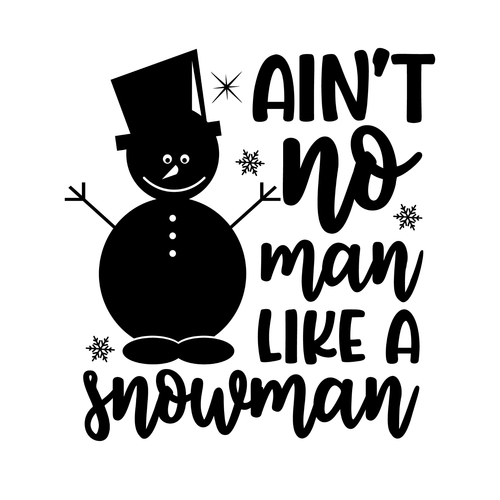 Ain_t no Man like a Snowman Poster Canvas Movie Film Print A0 A1 A2 A3 A4 A5 A6
