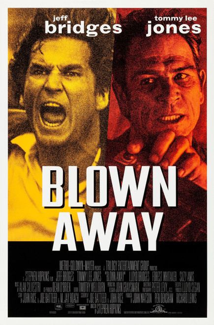 Blown Away (1994)_2 Movie Film Poster Canvas iconic design