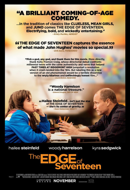 The Edge of Seventeen (2016)_2 Poster Canvas Movie Film Print A0 A1 A2 A3 A4 A5