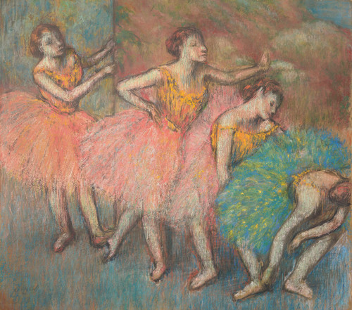 Edgar Degas 24 - Quatre danseuses Poster Canvas Print Art Painting Decor Reprint
