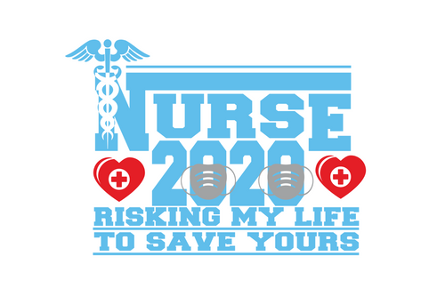 NURSE RISKING MY LIFE-01 Poster Canvas Movie Film Print A0 A1 A2 A3 A4 A5 A6 Art