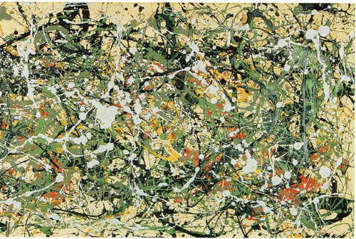 Jackson Pollock - Detail of Nr.8 1949 Poster Canvas Movie Film Print A0 A1 A2 A3
