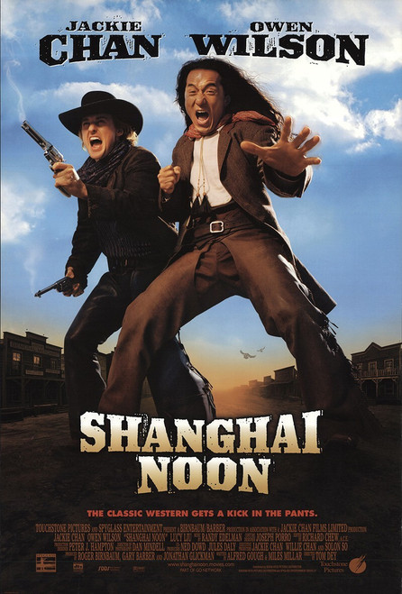 Shanghai Noon (2000)_1 Poster Canvas Movie Film Print A0 A1 A2 A3 A4 A5 A6 Art W