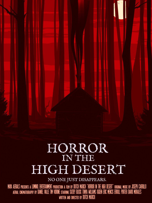 Horror in the High Desert 1 Poster Canvas Movie Film Print A0 A1 A2 A3 A4 A5 A6