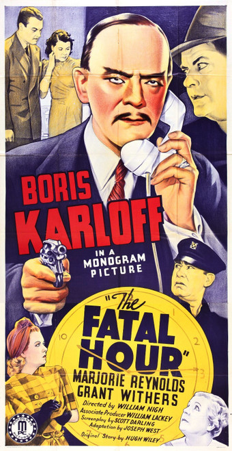 Fatal Hour 02 Poster Canvas Movie Film Print A0 A1 A2 A3 A4 A5 A6 Art Wall Decor