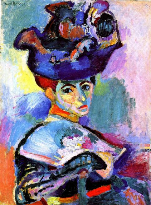 Henri Matisse - Madme Matisse Poster Canvas Movie Film Print A0 A1 A2 A3 A4 A5 A
