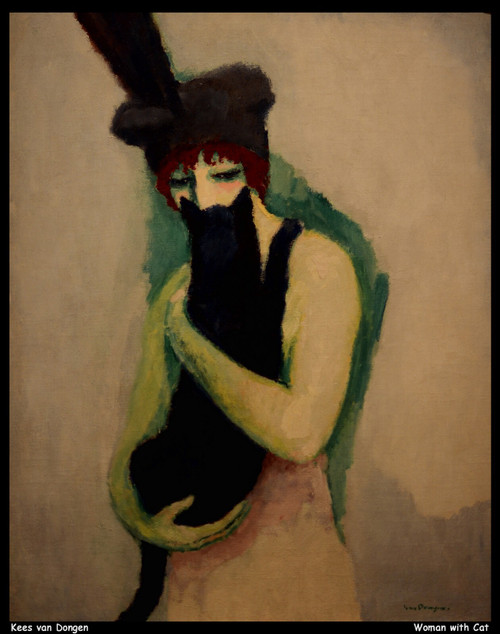 kees-van-dongen---woman-with-cat--jpb_39313911201_o(1) Poster Canvas Movie Film